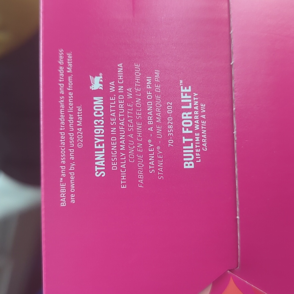 New In Box Stanley 40oz Barbie Collection - Picture 7 of 7
